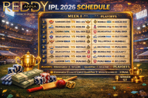 IPL 2026 schedule Full match list Reddy Anna