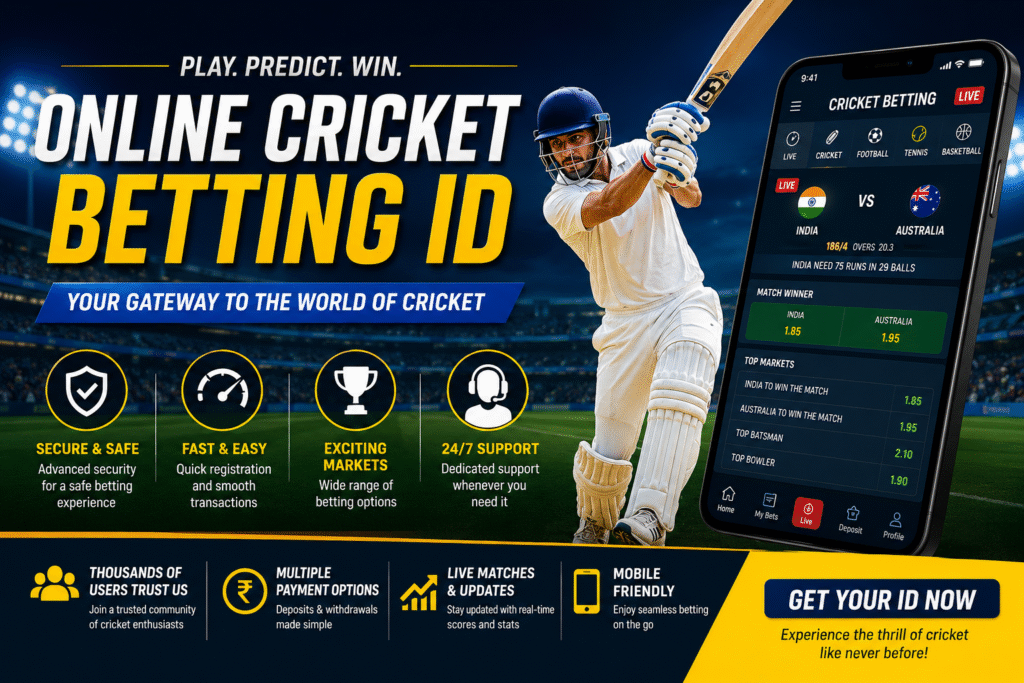 Online Cricket Betting ID Provider Reddy Anna